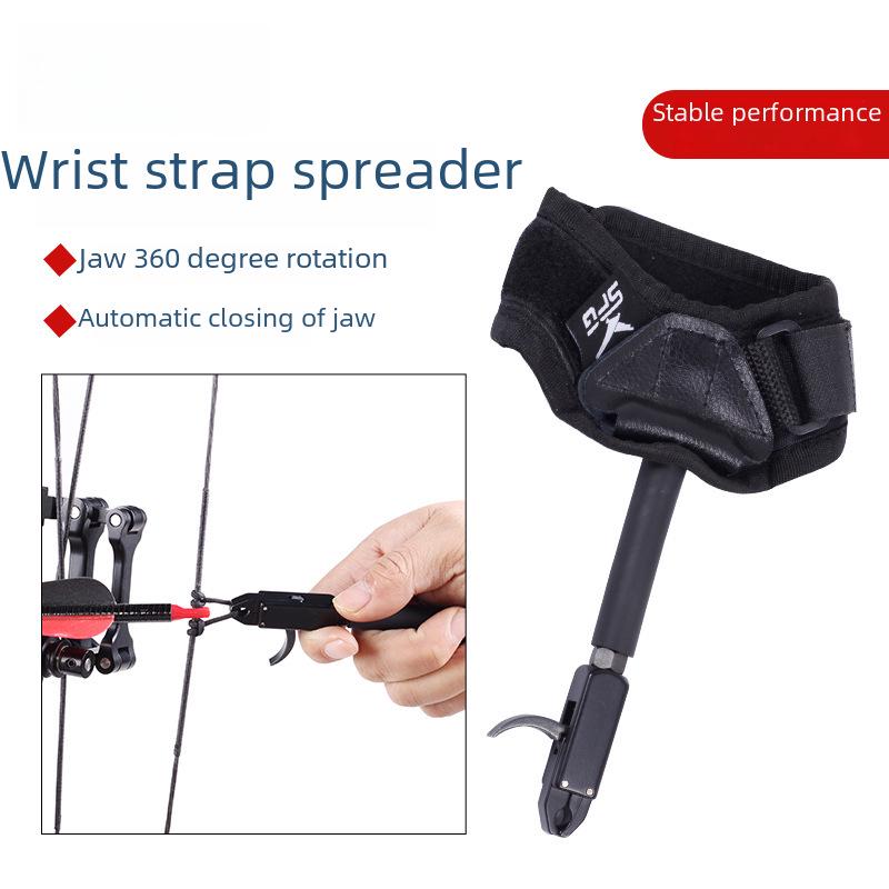 360° Rotating Composite Pulley Bow Wrist Release for Archery