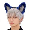 Realistic Wolf Ears Hairband Furry Headbands Plush for Coser Role Play and Photography Props