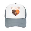 Punch Monkey Süße Netz-Baseballkappe Unisex Damen HipHop Sonnenhüte Dad Hat Verstellbare Snapback-Kappen Sportkappe Sommer Trucker-Kappe
