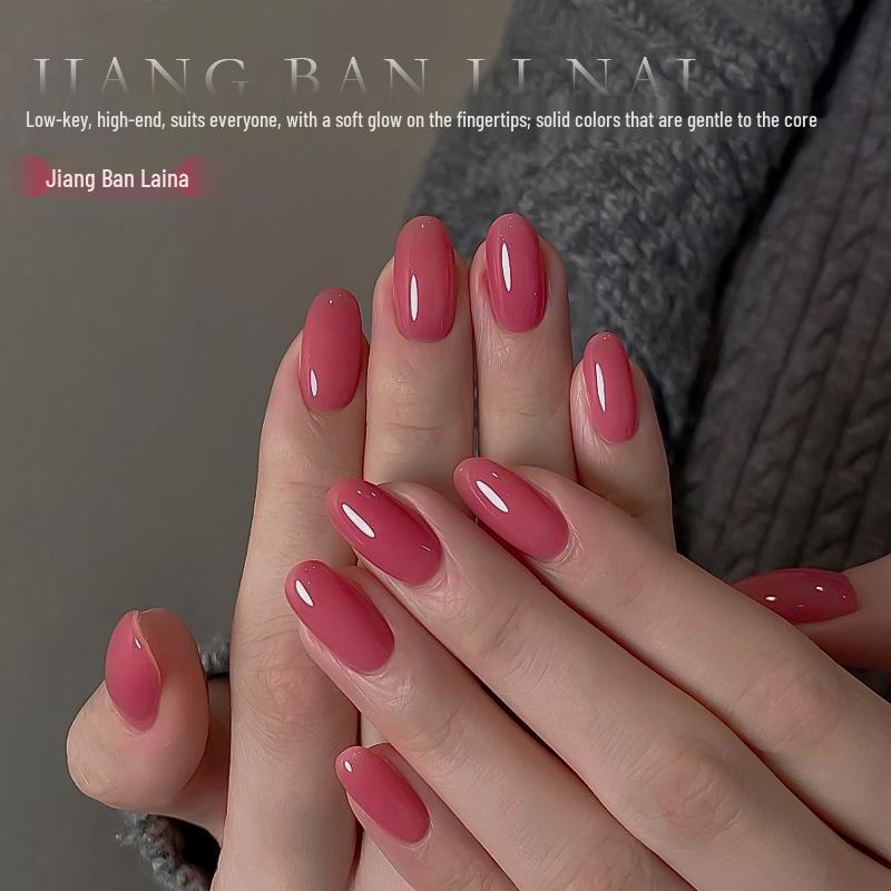 Jiang Ban Li Nail Gel: Cherry Pink Versatile Whitening Polish