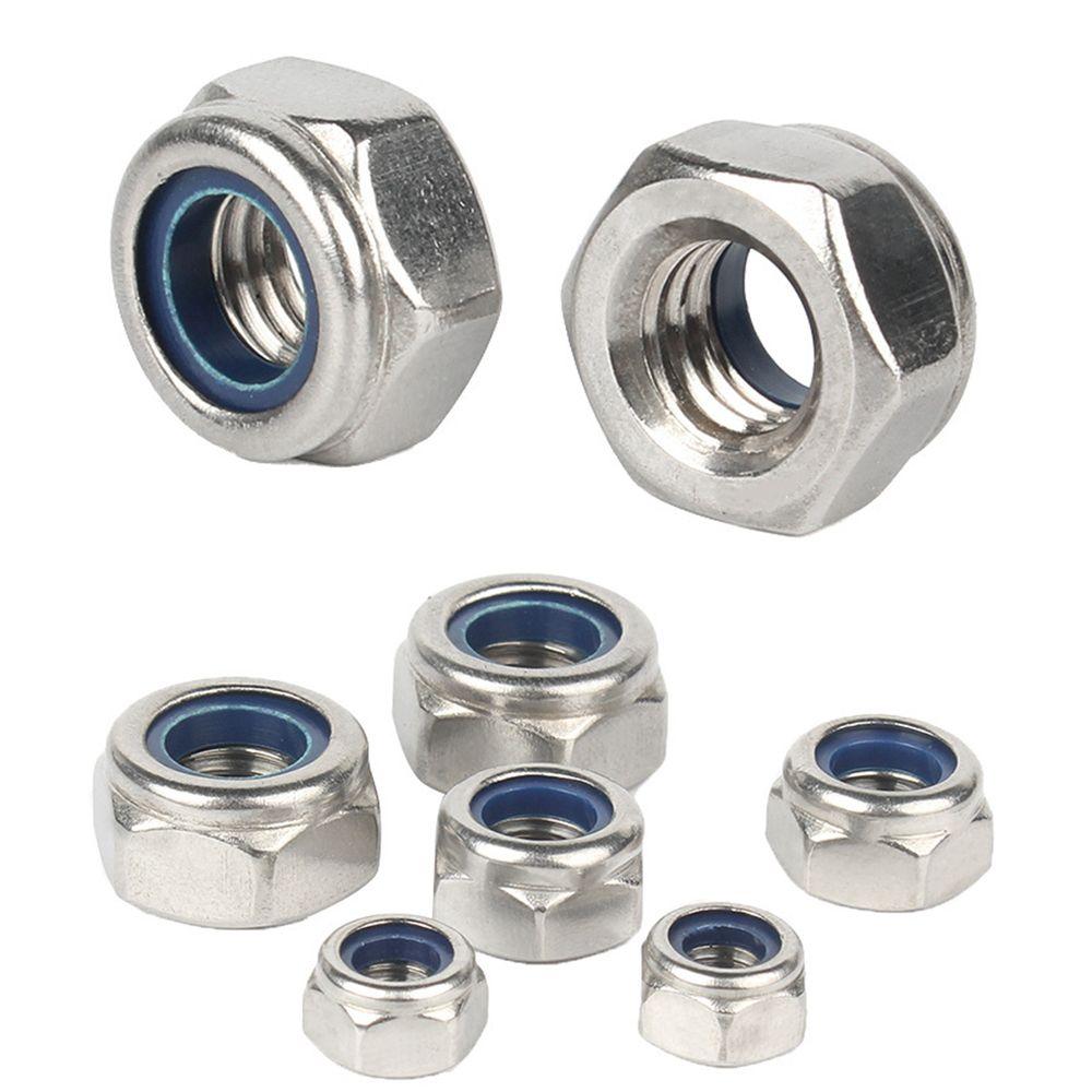Size : M2.5 30pcs Nuts Screws Nylon Lock Nut 304 Stainless Steel Hex Hexagon Locknut M2 M2.5 M3 M4 M5 M6 M8 M10 M12 M14 M16 M20 M24 Nylon Nut DIN985 Nails Size : M2.5 30pcs Nuts Screws Nylon Lock Nut 304 Stainless Steel Hex Hexagon Locknut M2 M2.5 M3 M4 M5 M6 M8 M10 M12 M14 M16 M20 M24 Nylon Nut DIN985 Nails