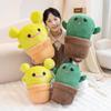 Cactus Plush Toy - Potted Plant Cloth Doll for Desktop Decoration and Birthday Gift for Women