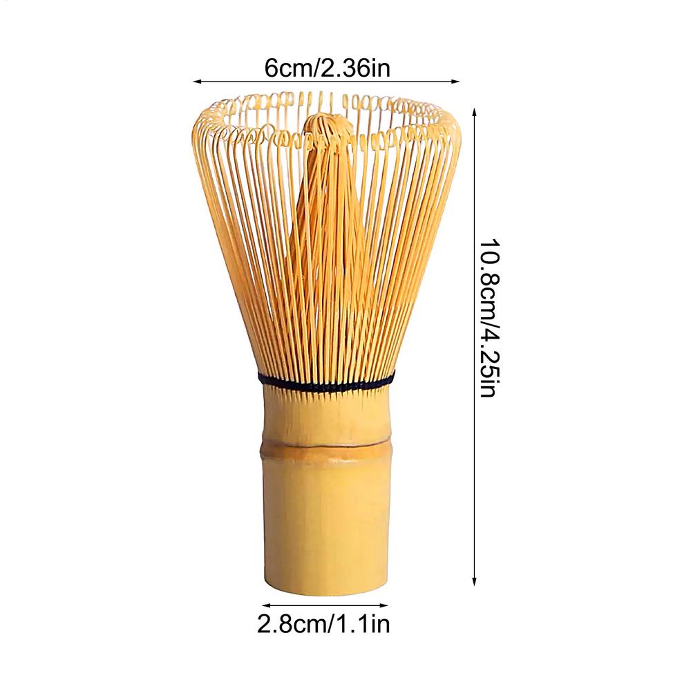 Matcha Chasen Milkshake Frothing Tool Handheld Chasen For Home Studio Restaurant Travel Road Trip Japanese Tea Ceremony Cafe жёлтый