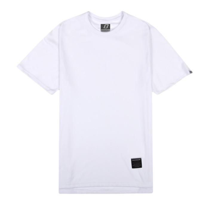 SEVENTEENTH Plain Long Fit T-Shirt White