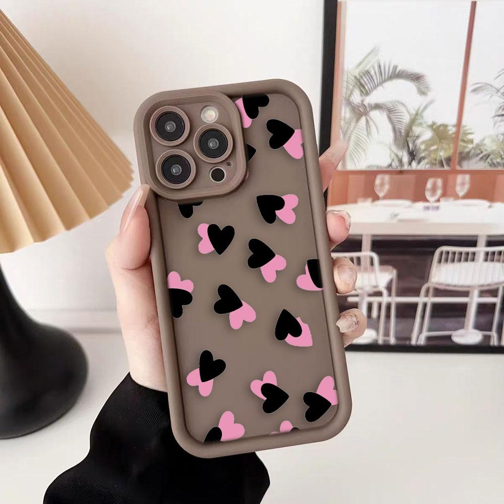 Loving Heart Is Love Phone Case For iPhone Apple 17 AIR 16 16E 11 12 13 14 15 XR Plus Pro Max DIY Case TPU Shockproof Cover Capa
