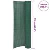 VidaXL Clôture de Jardin Double Face Store de Véranda Barrière de Jardin Pare-soleil Brise-vent Extérieur Arrière-cour 317162