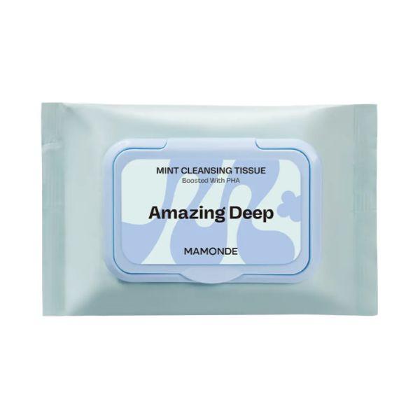 Mamonde Amazing Deep Mint Cleansing Tissue Pore Purifying & Cooling Care 70 Sheets