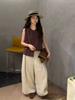 Johnature Retro Artistic Sleeveless Shirt For Women Summer Loose Casual Versatile Tops For Women
