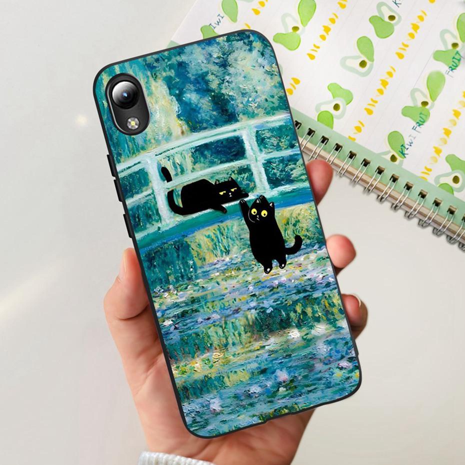 Lovely Printing Case For ZTE Blade L8 / A3 (2019) / A31 Lite Black Silicon Soft Back Cover For Zte A3Lite A31Lite L8 Phone Cases