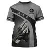 3D Printed Boxing Combat Sports T Shirt for Men Customized Pattern Tee Shirts Summer Street Loose Short Sleeve O-Neck T-shirts