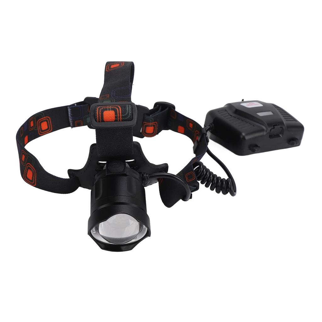 LED Headlamp High Power Adjustable Angle Telescopic Focus Waterproof Headlight for Outdoor Hiking Construction P70 LED