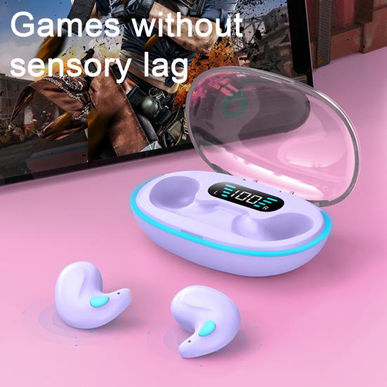 X55 TRUE Wireless 5.3 Noise Reduction Earphones Bluetooth-compatible Waterproof LED Power Display Long