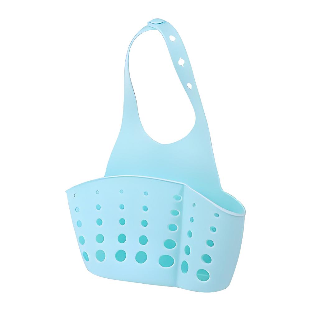 

Домашняя сливная корзина для хранения, держатель для кухонной раковины, регулируемая губка для мыла, подвесная сливная корзина, сумка, кухонные аксессуары синий