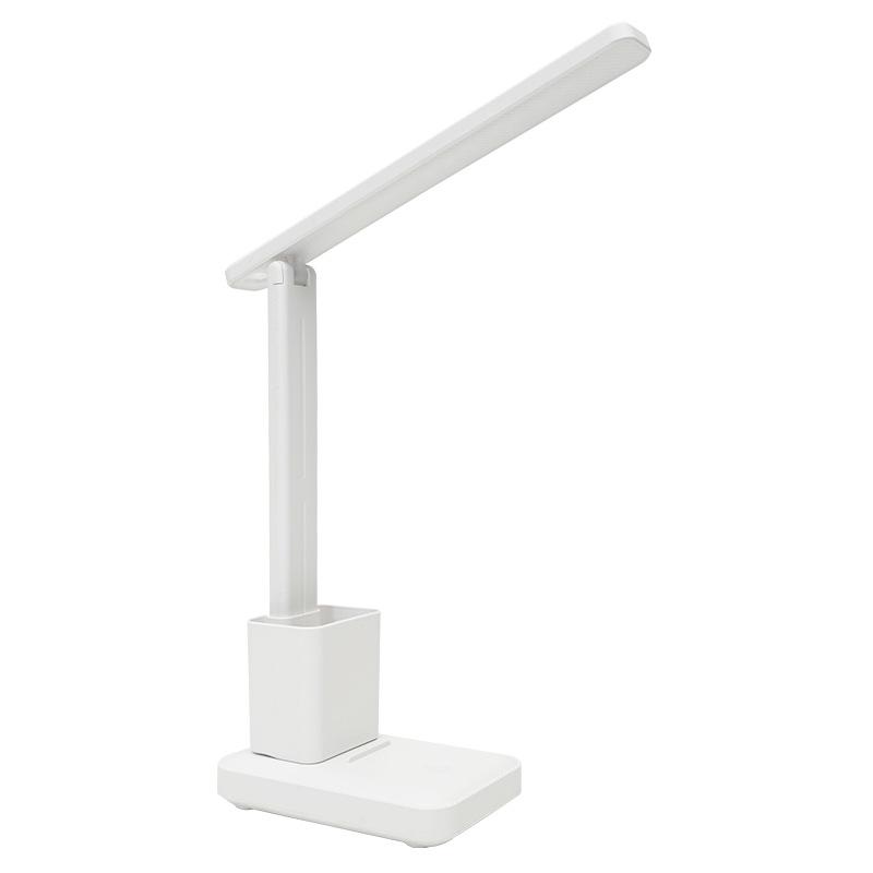 Rechargeable LED Student Desk Lamp with Pen Holder - Eye Protection, Dual-Use (Plug-In & Rechargeable)
