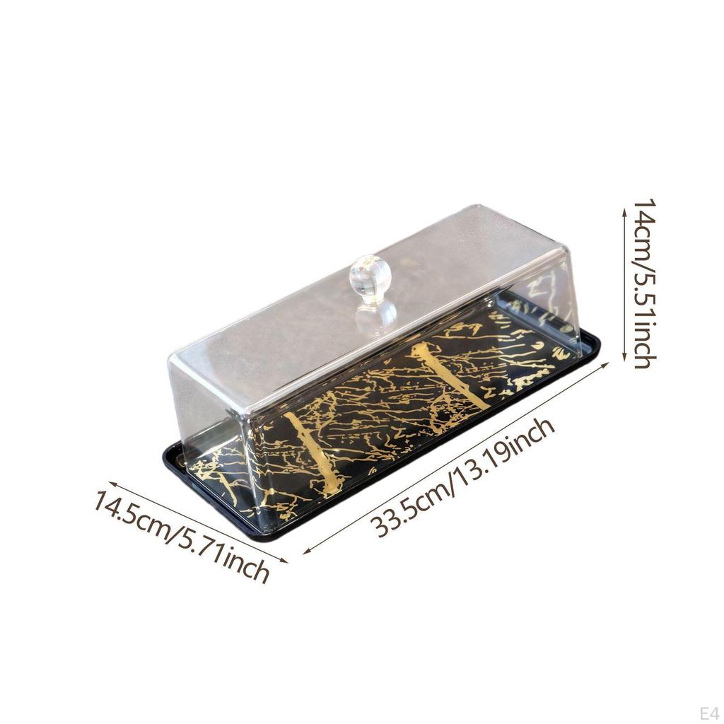 Stojak Ekspozycyjny na Ciasto z Ochronną Pokrywą do Serwowania Deserów i Pieczywa