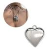 10PCS Heart Pendant DIY Necklace Bracelet Supplies for Jewelry Necklace Bracelet