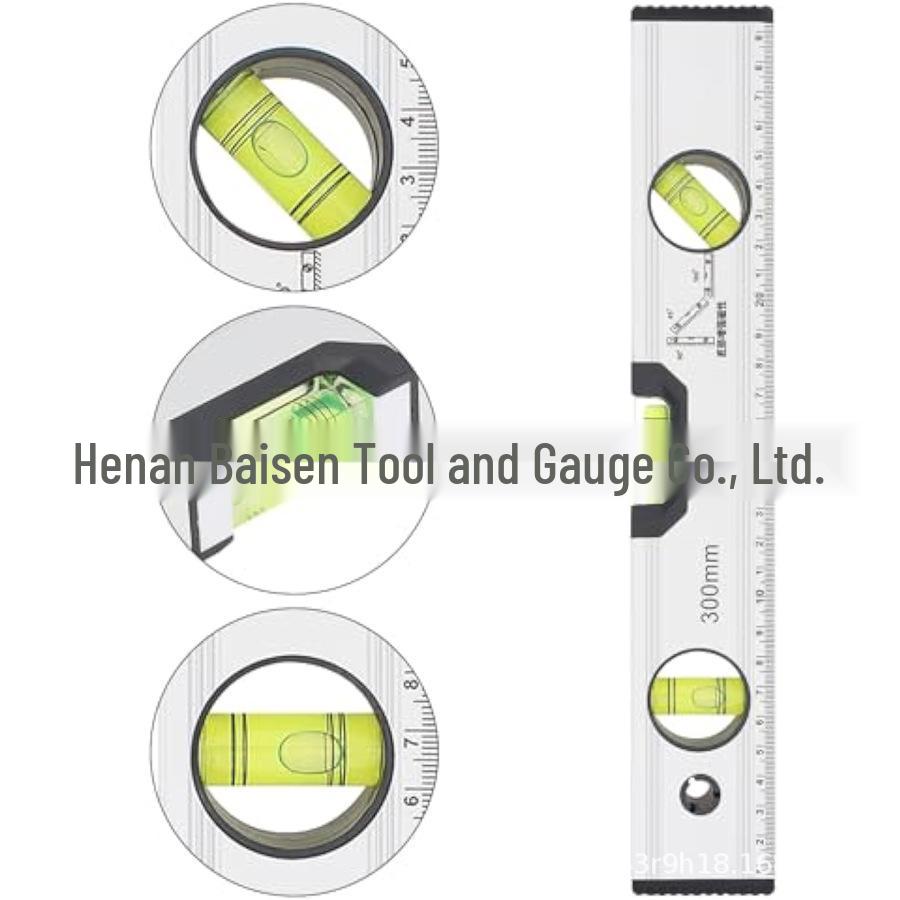 Precision Magnetic Aluminum Spirit Level for Decoration Measurement and Balancing