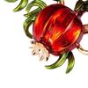 Beautiful Pomegranate Accessory Alloy Badge Fashion Brooch Clothing Jewelry Suitable for Gifting or Own Collection
