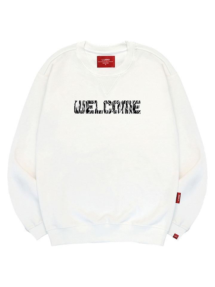 Ellamo Welcome Sweatshirt Unisex Big Sizes S~4Xl
