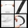 UBFMQ1 4Pcs Car Door Rearview Mirror Anti-collision Strips Stickers Protector For Tesla Model Y Juniper Model 3 Model X Model S SpaceX