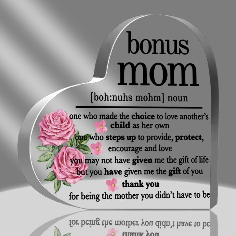 

Bonus Mom Appreciation Plaque - Thank You Gift with Photography Utility чистый