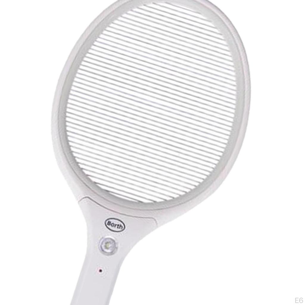 Bug Zapper Mosquito Killer Lamp Comfortable Grip Electric Fly Swatter Racket