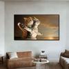 Creative Romantic Funny Cat Titanic Poster Home Decoration Digital Print Canvas Painting Background Wall Decoration