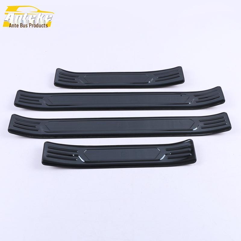 Compatible Wilanda Stainless Steel Sill, Welcome Pedals, and Trunk Protection Strips for 20 Models