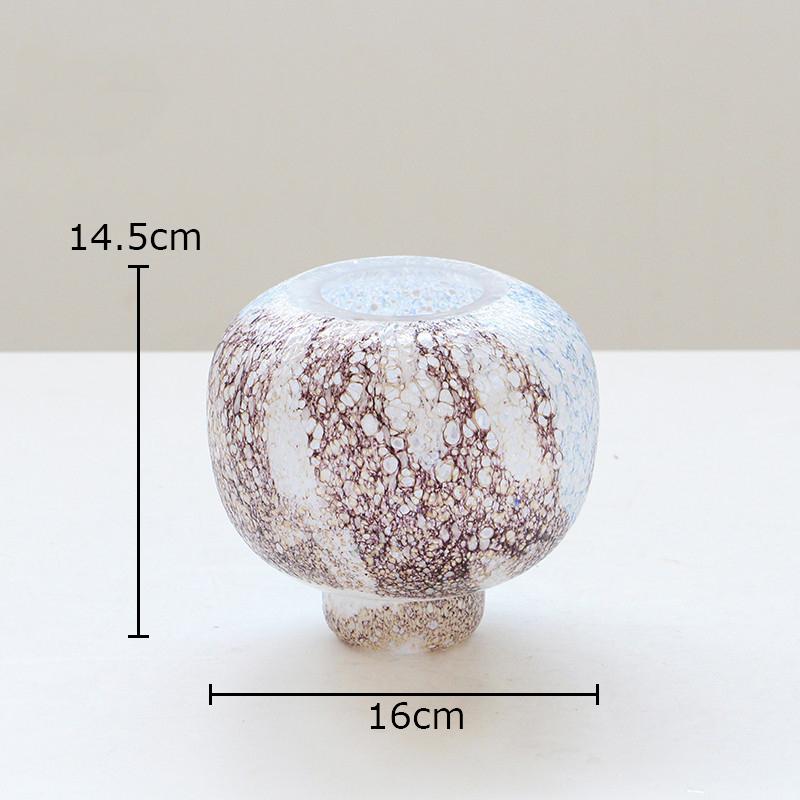 Креативная круглая стеклянная ваза-пузырь Горшки для цветов Настольное украшение Цветочная композиция Гидропоника Цветочные вазы Эстетичный декор комнаты