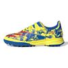 X Ghosted TF Round Head Comfortable Durable Low Top Kids Football Shoes Kids Football Shoes Blue Yellow Red GZ8705