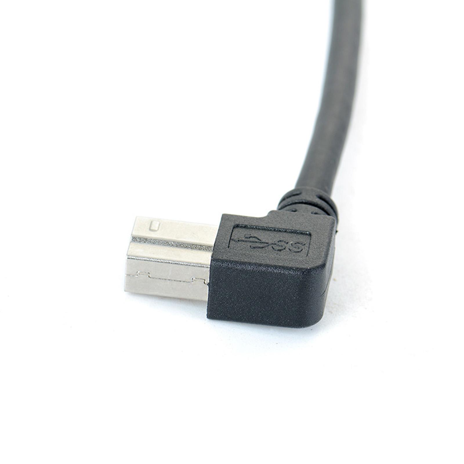 

Fast Speed USB 3.0 Right Angle Panel Mount Cable 0.5m Male To Female ConnectorS For Industrial Devices 1