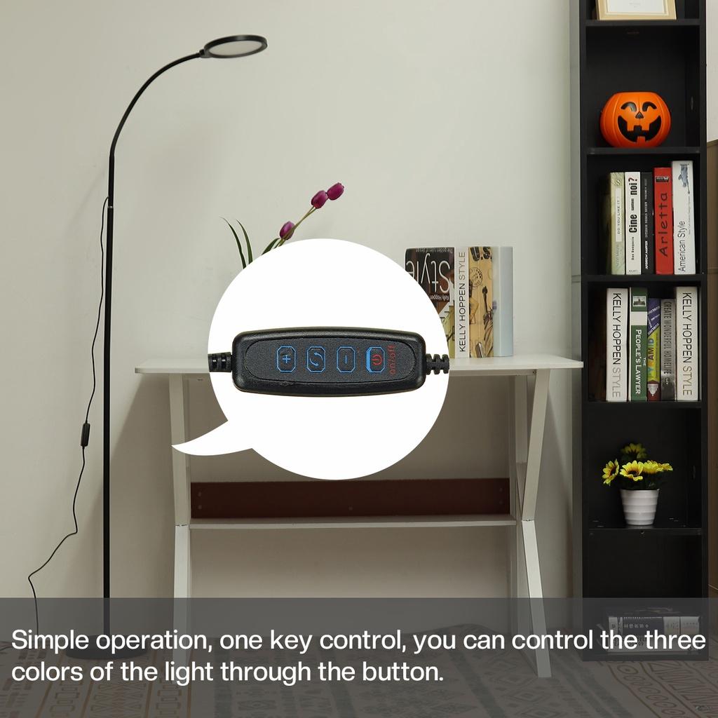 3 Color Modern Led Floor Light Floor Light For Living Room Bedroom Adjustable Standing Light Corner Light Reading Lamp 36v