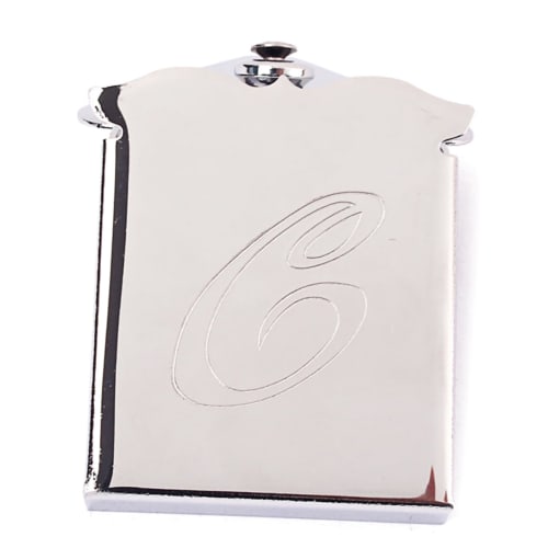 Vaguelly Triangle Tailpiece for Mandolin and Guitar, Metal Tailpiece, Mandolin Parts, Silver