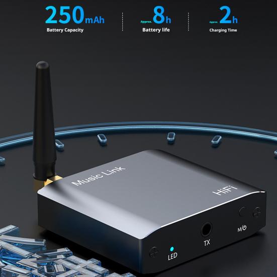 Bluetooth-kompatibler Drahtloser Audio-Adapter Plug-Play Universal Stereo Musik Drahtloser Adapter Sender Musikempfänger