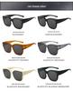 Unisex Polarized TR Clip-On Glasses Set - Trendy, Large Frame Sunglasses for Driving