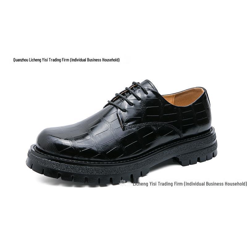Men's Autumn Business Casual Leather Toe Shoes - Versatile British & American Style
