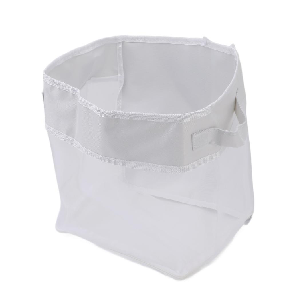 Bath Toy Storage Bottom Zipper Large Capacity Quick Drainage Bathtub Toy Organizer for Bathroom