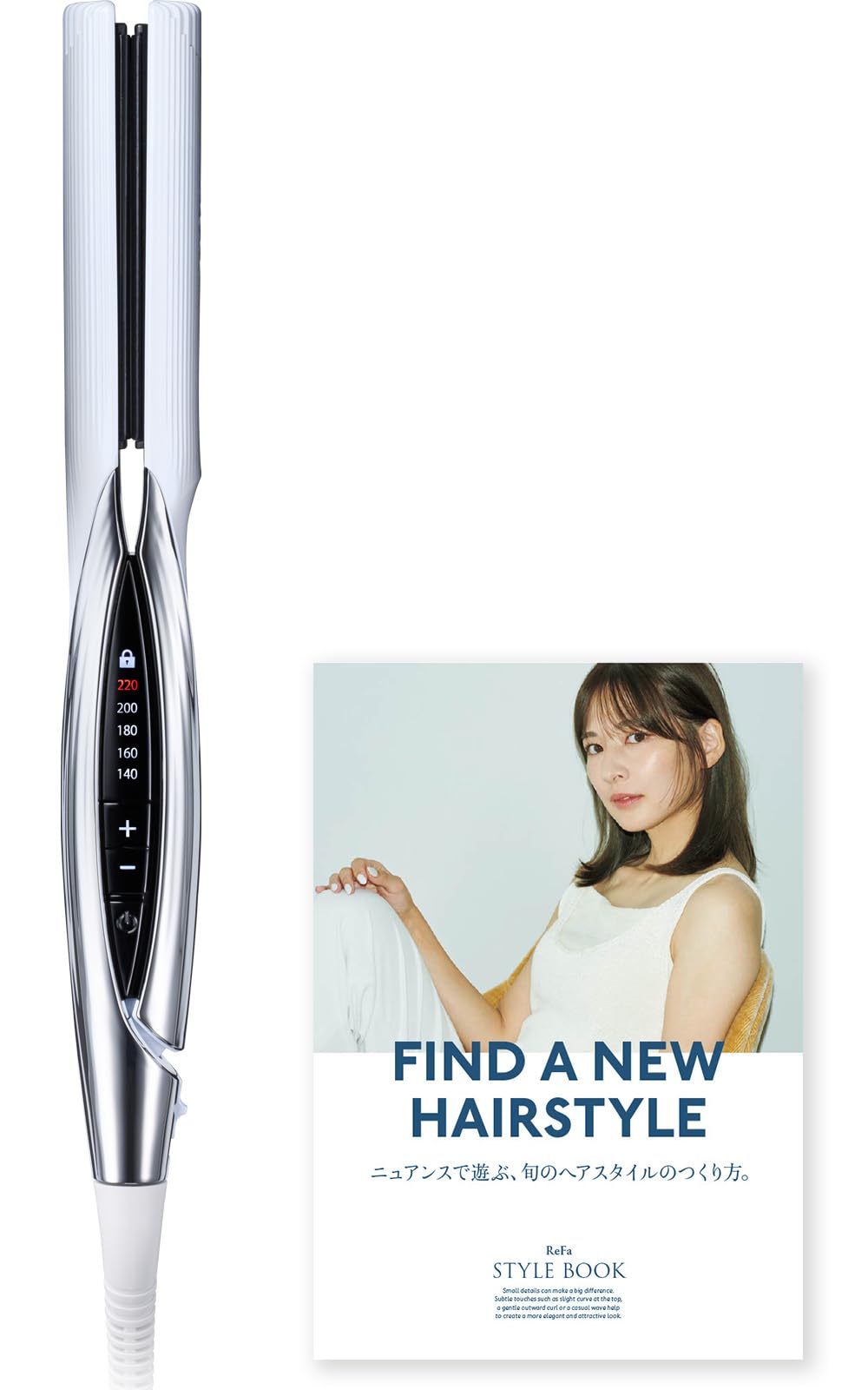 

[Эксклюзивный для официального магазина] Набор ReFa BEAUTECH STRAIGHT IRON + КНИГА-ГИД (белый)