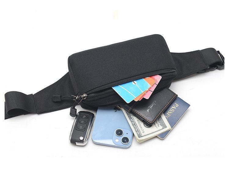Men's Durable Construction Waist Bag: Sturdy, Small, and Ideal for Running
