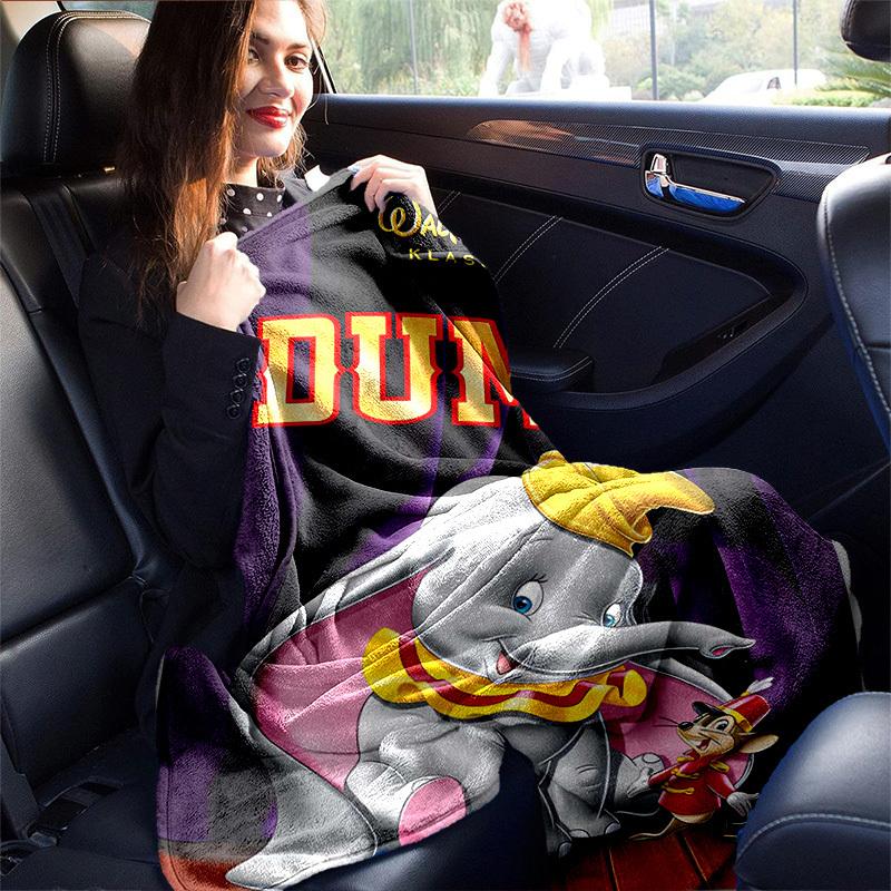 1pc, Walt Disney Dumbo Elephant Blanket Home Decor, Couch Cover, Outdoor Blanket, Gift, Flannel Bedspread