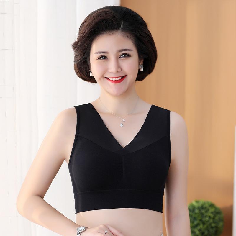 Women Large Chest Minimizer Wireless Full Cup Vest Style Sleep Sports Bra