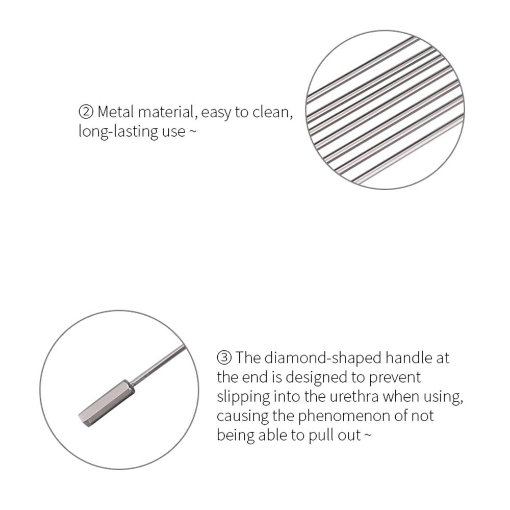 Metal Stick Urethral Dilator Male Horse Eye Stimulation Penis Plug Sounding Masturbator Adult Products Sex Toys For Men Erotic