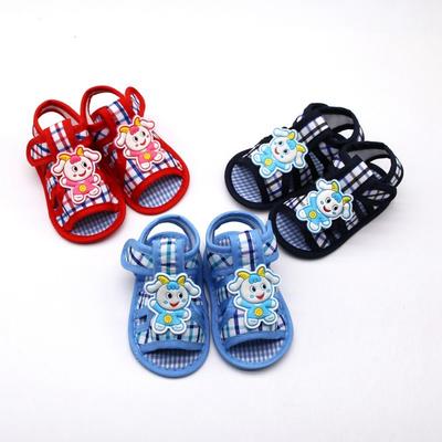 Sandales d'été pour bébé garçon et fille, motif animal de dessin animé