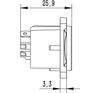 Gniazdo Tablicowe Panelowe Roxtone Xlr Rx5Md-Nt