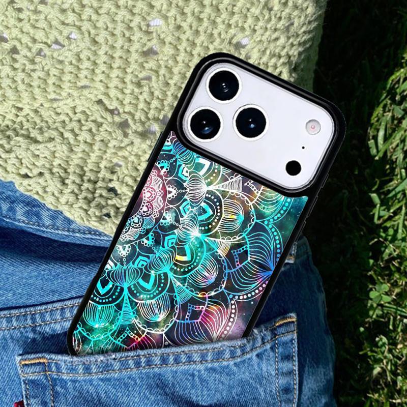 Abstract Mandala Phone Case Cover for IPhone 11 12 13 14 15 16e 17 Pro Max Coque for IPhone 17 Air