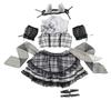 Clearstone Lyrical Palette Cosplay Halloween Ash Wolf Maid Gray Women's