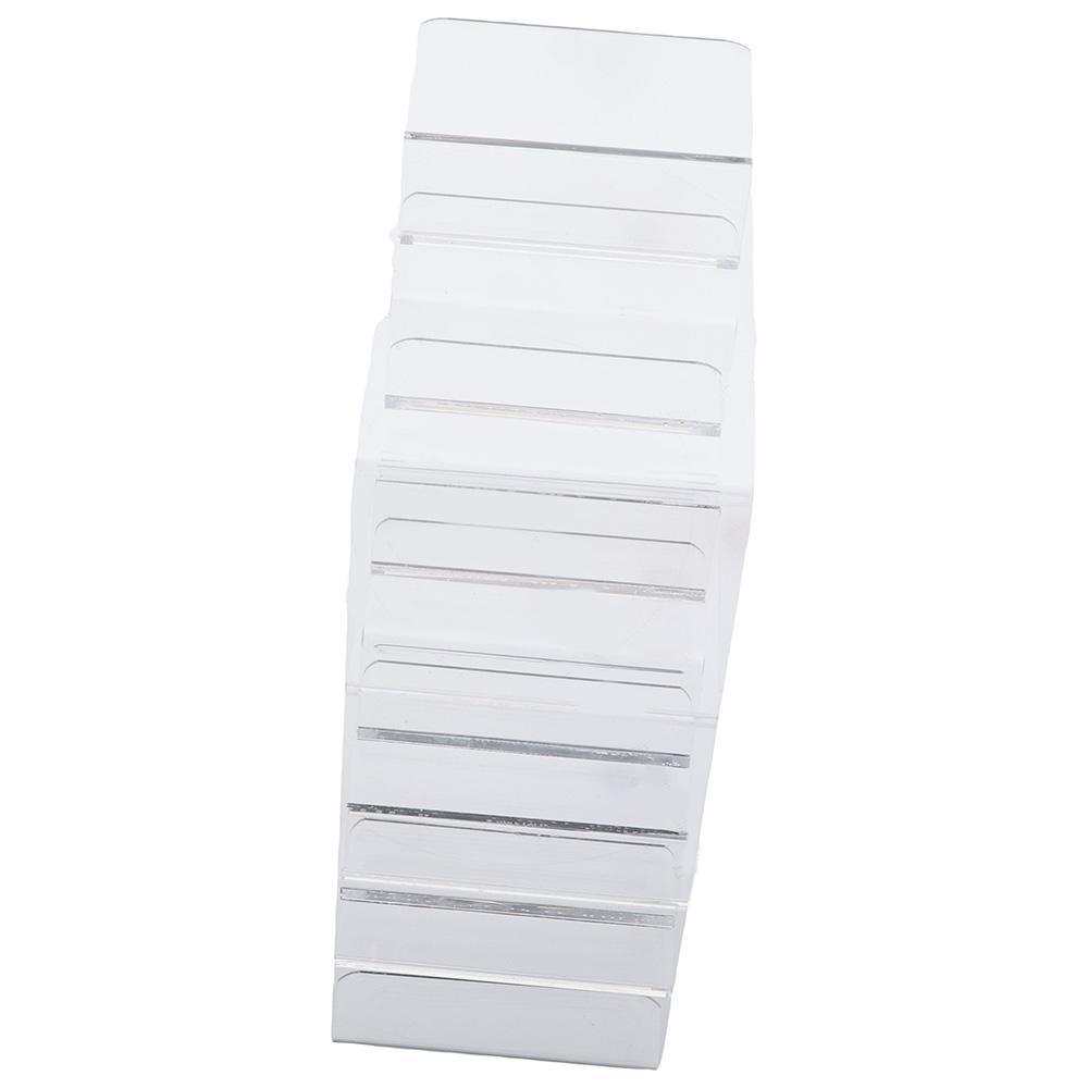 Acrylic Clear Display Risers 6 Tiers Jewelry Racks Organizer Collection