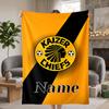Kaizer Chiefs Custom Flannel Blankets Soft Warm Cozy Throws for Home Decor Holiday Gifts