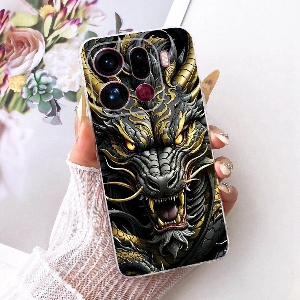 For Oppo Find X9 X9Pro Phone Case On Oppo Find X9 Pro Casing Cool Dragon Lion Tiger Cartoon Back Cover Clear Soft Silicone Coque