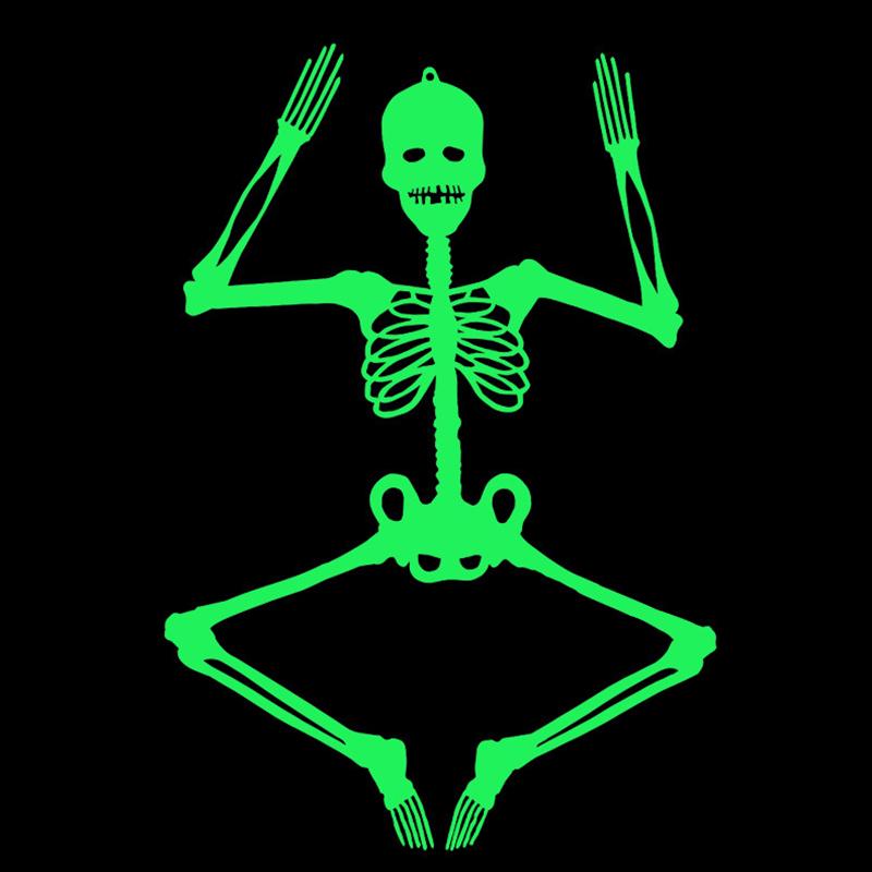 

Scary Prop Halloween Luminous Hanging Human Skeleton Outdoor Decoration Party